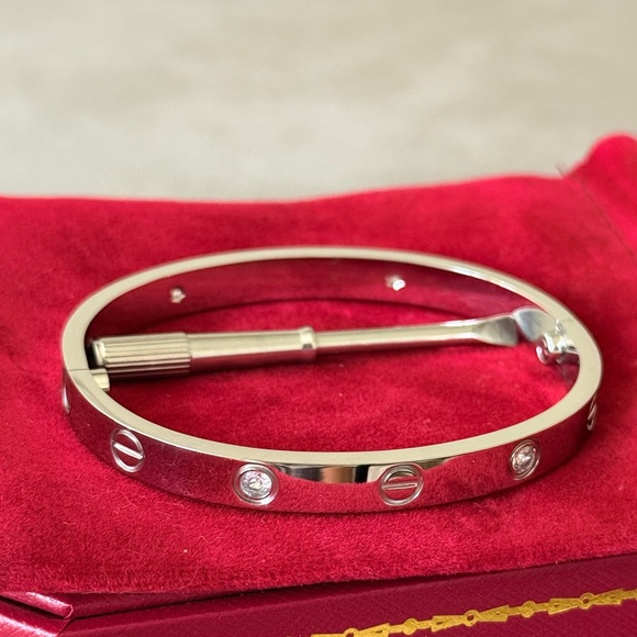 🌟New Screwdriver stainless steel Gold Plated Love Bracelet Bangle - Picture 13 of 15